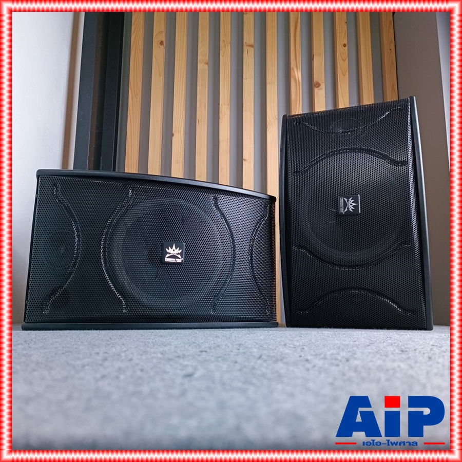 PROEUROTECH KA-101 ตู้ลำโพงคาราโอเกะ โปรยูโรเทค แพ็ค2ตัว ตู้ลำโพงขนาด 10 นิ้ว เหมาะสำหรับเปิดเพลงร้องคาราโอเกะ KA 101 KA101 เอไอ-ไพศาล