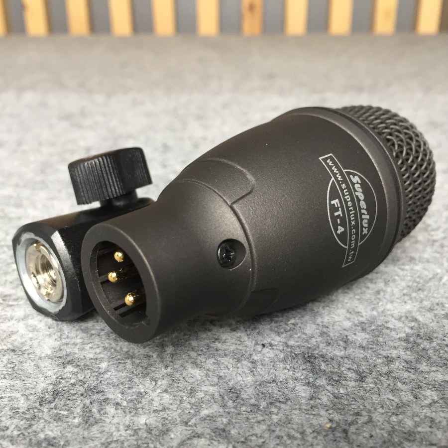 SUPERLUX FT4 ไมค์เครื่องดนตรี ไมค์ ไมค์กลอง MIC ไมค์ดนตรี ไมค์Dynamic Dynamic เอไอ-ไพศาล