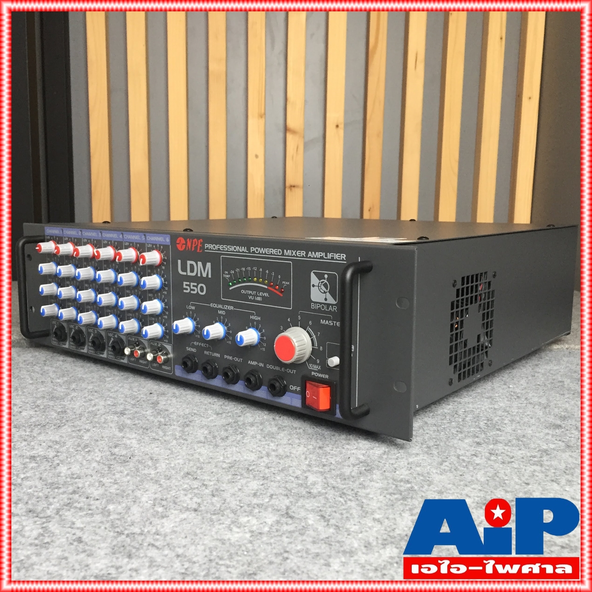 NPE LDM-550 POWERMIXER LINE เครื่องขยายเสียง 550 วัตต์ 4-16 โอห์ม 70-100 โวลท์ LDM550 LDM 550 แอมป์เสียงตามสาย เอไอ- +++