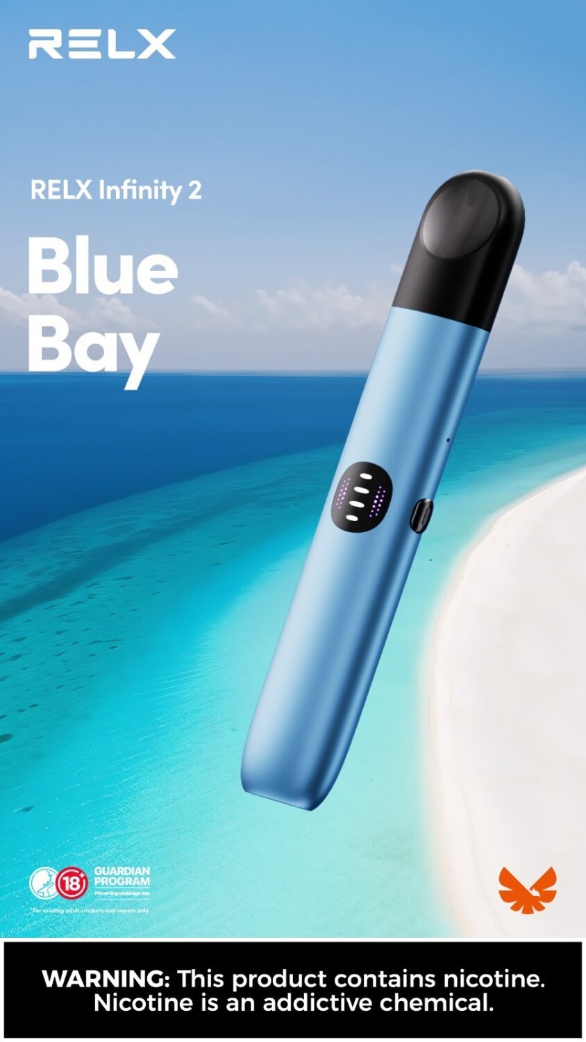 📌สุ่มแถมเคส Relx Infinity 2 Pod Device เครื่องเปล่าพร้อมสายชาร์จ 440mAh