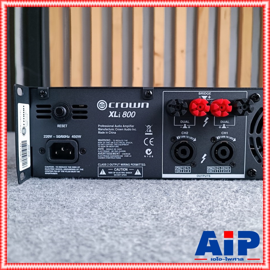 **สินค้าพรีออเดอร์ กรุณาติดต่อแอดมิน** CROWN XLI800 power เพาเวอร์ เครื่องเสียง แอมป์ แอมป์ขยาย เพาเวอร์แอมป์ POWERAMP เอไอ-ไพศาล +++