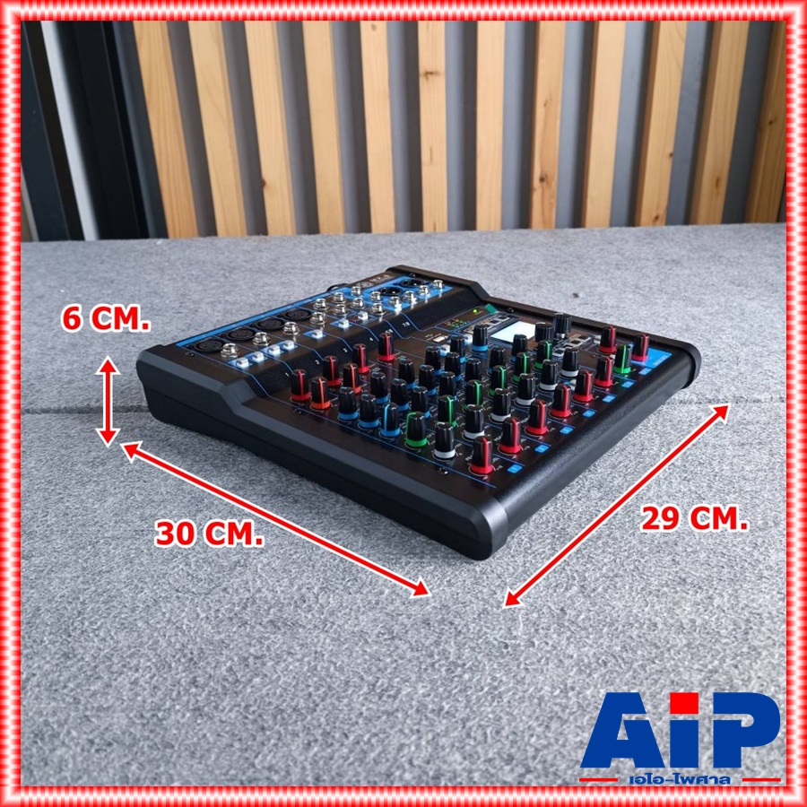 TOPPPRO MX-8 MIXER โรงงานเดียวกับ ALTO ออกมาทดแทน AMX 140FX ZMX-122FX ZMX 122 FX ZMX122FX TOPP PRO MIXER 8Channel มิกซ์ เครื่องปรับแต่งเสียง เครื่องเสียง MX 8 MX8 เอไอ-ไพศาล +++