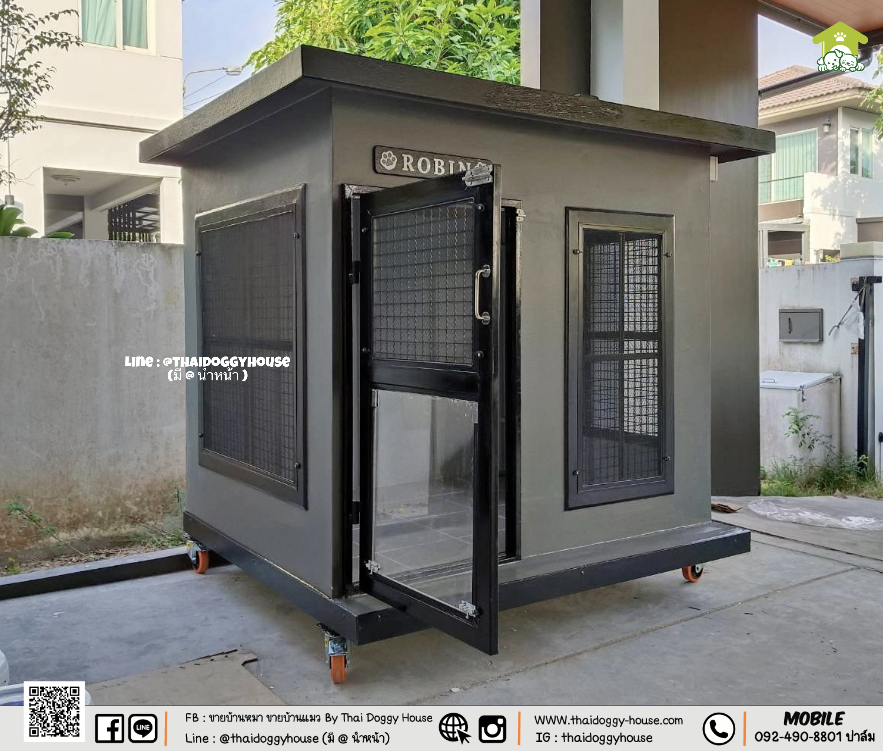 บ้านหมา บ้านแมว " 𝐁𝐎𝐗 𝐒𝐓𝐘𝐋𝐄 𝐁𝐘 𝐓𝐇𝐀𝐈 𝐃𝐎𝐆𝐆𝐘 𝐇𝐎𝐔𝐒𝐄 "