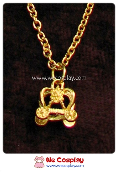 สร้อยคอโลลิต้า จี้รถฟักทอง สีทอง Lolita Necklace