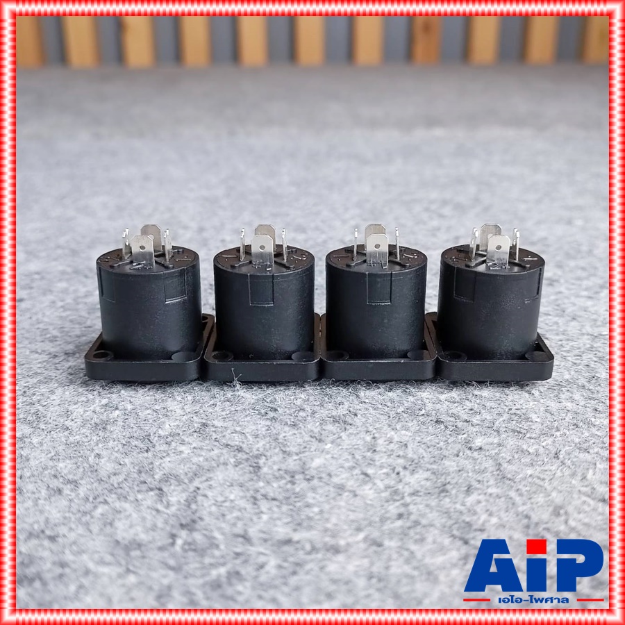 แพ็ค4ตัวVL-AUDIO VC-S4FM SPEAKONเมีย เหลี่ยมเล็ก VCS4FM VC S4FM แจ็คลำโพงตัวเมีย สเปคคอนติดแท่นเหลี่ยม สเปคคอนเมียติดแท่น เอไอ-ไพศาล