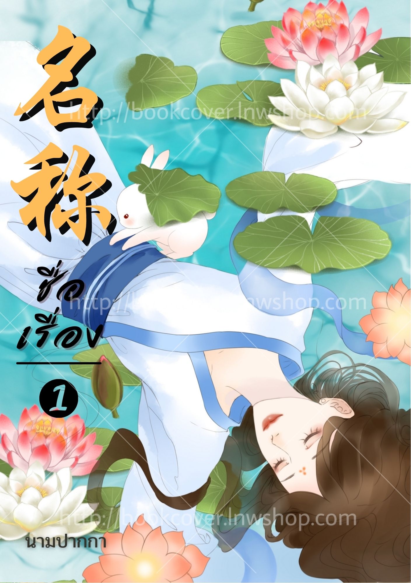 ปกนิยายจีนโบราณ แนวภาพวาดสาวงาม