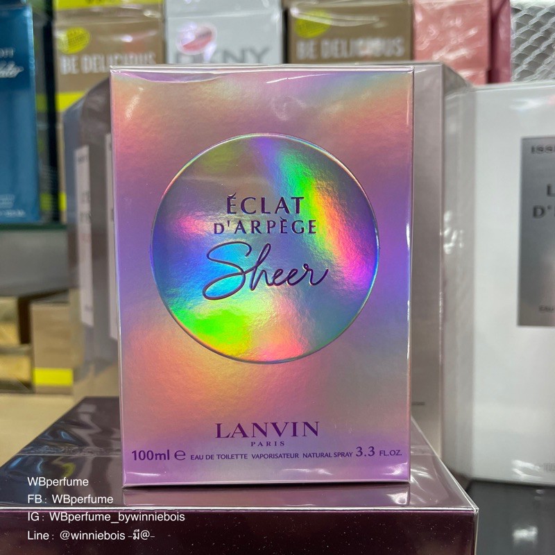 น้ำหอมแท้100% Lanvin Eclat D'Arpege Sheer EDT 100ml