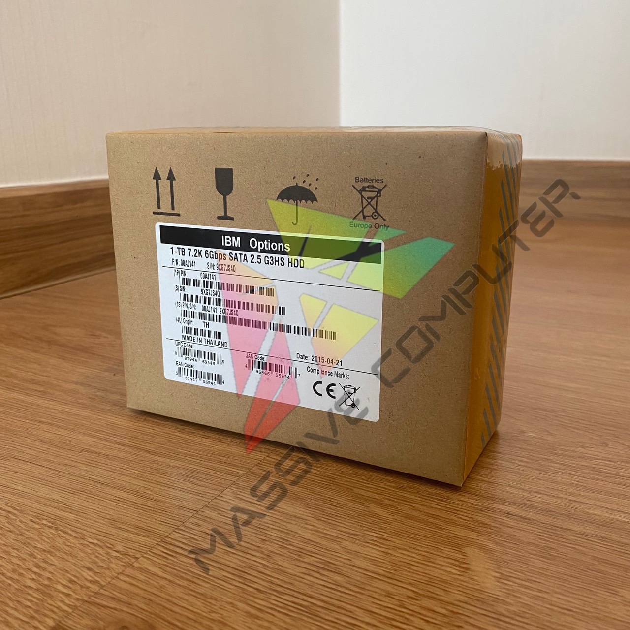 00AJ141 IBM 1TB 7.2K 6Gbps NL SATA 2.5 G3HS HDD ราคา ขาย ราคาถูก จำหน่าย