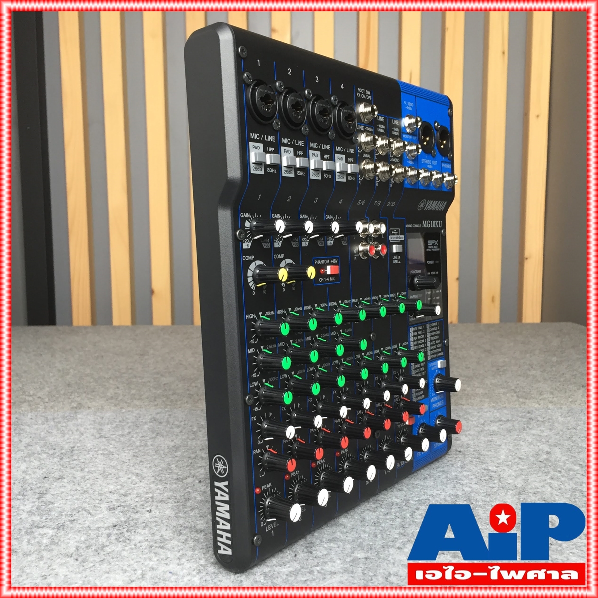 YAMAHA MG10XU MIXER รุ่น MG-10XU มิกซ์เซอร์ (ของแท้ 100% ประกัน สยามยามาฮ่า) ขนาด 10 ช่อง เอฟเฟค USB MG10 XU MG-10 MG 10 XU เอไอ-ไพศาล +++