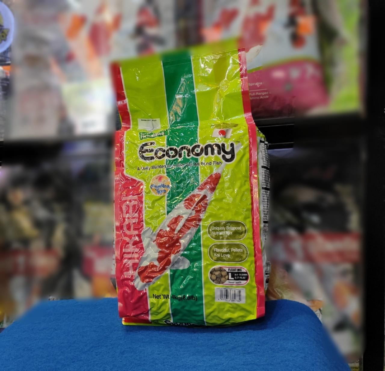 Hikari Economy ไซต์ L 4kg อาหารปลาคาร์ฟ