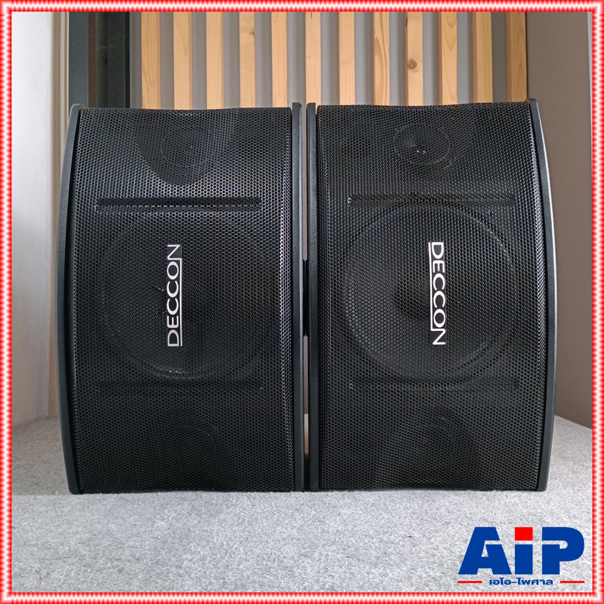 1คู่ DECCON KTV-10 ตู้ลำโพงคาราโอเกะ 10นิ้ว เดคคอน KTV 10 ตู้ลำโพงคาราโอเกะ KTV10 DEC CON ตู้ลำโพง ลำโพง คาราโอเกะ ดอกลำโพง 10นิ้ว เอไอ-ไพศาล