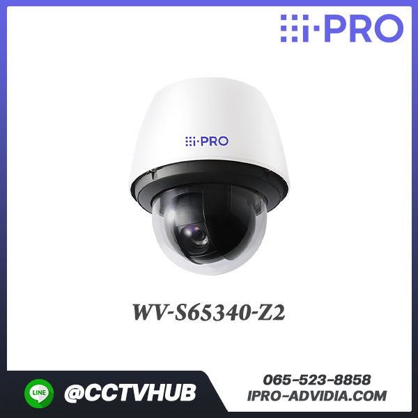 กล้อง PTZ i-PRO รุ่น WV-S65340-Z2 2MP(1080p) Outdoor PTZ Network Camera with 21x Optical Zoom Lens with AI Engine