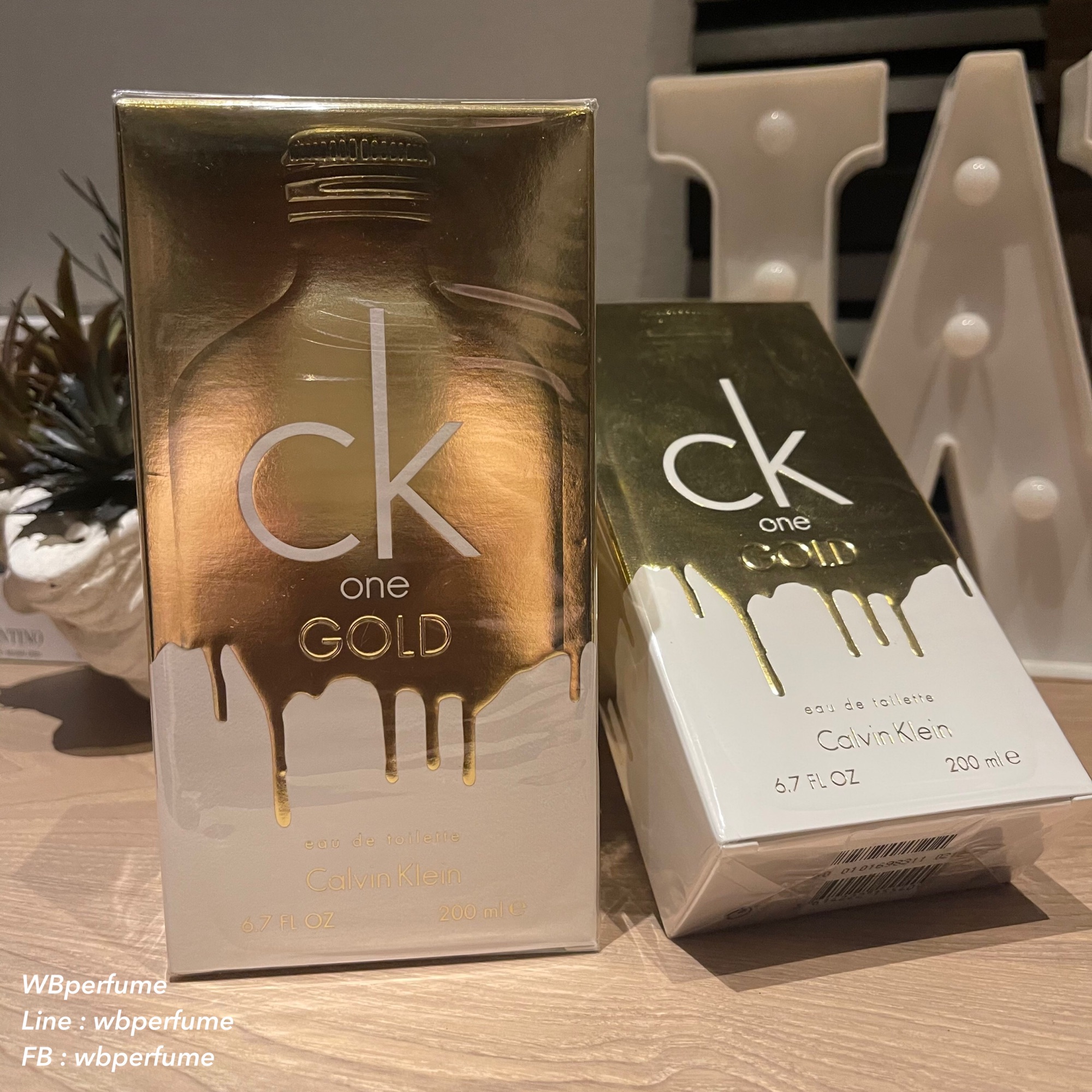 น้ำหอมแท้100% CK one Gold EDT For Unisex 200ml กลิ่น Unisex