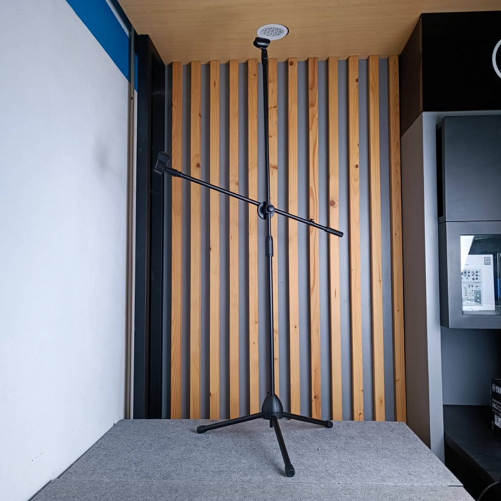 NTS ST-201A ขาไมค์บูมพร้อมคอจับ ขาไมค์บูมตั้งพื้น ฐานแฉก ST201A ST 201 A ขาตั้งไมค์ ขาไมค์ตั้งพื้นNTS ST 201A เอไอ-ไพศาล