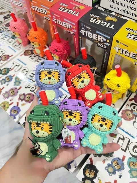 ☃️📌sale โปรโมชั่น TIGER POD 6000 PUFF สูบแล้วทิ้ง น่าสะสมมาก