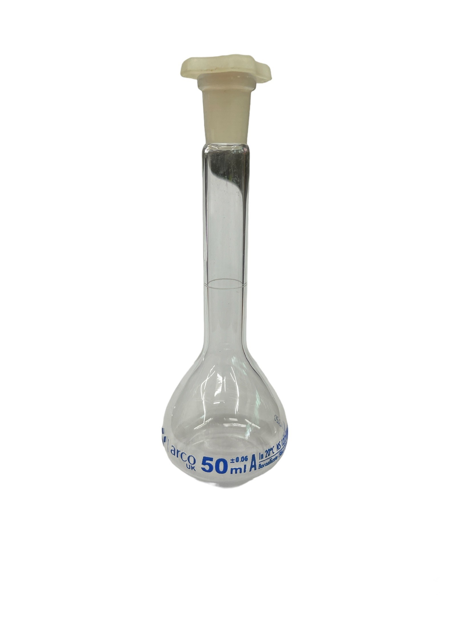 ขวดปรับปริมาตร (Flask, Volumetric Class A, Arco ) with Cer. ขนาด 5,10,25,50,100,200,250,500,1000,2000 มล