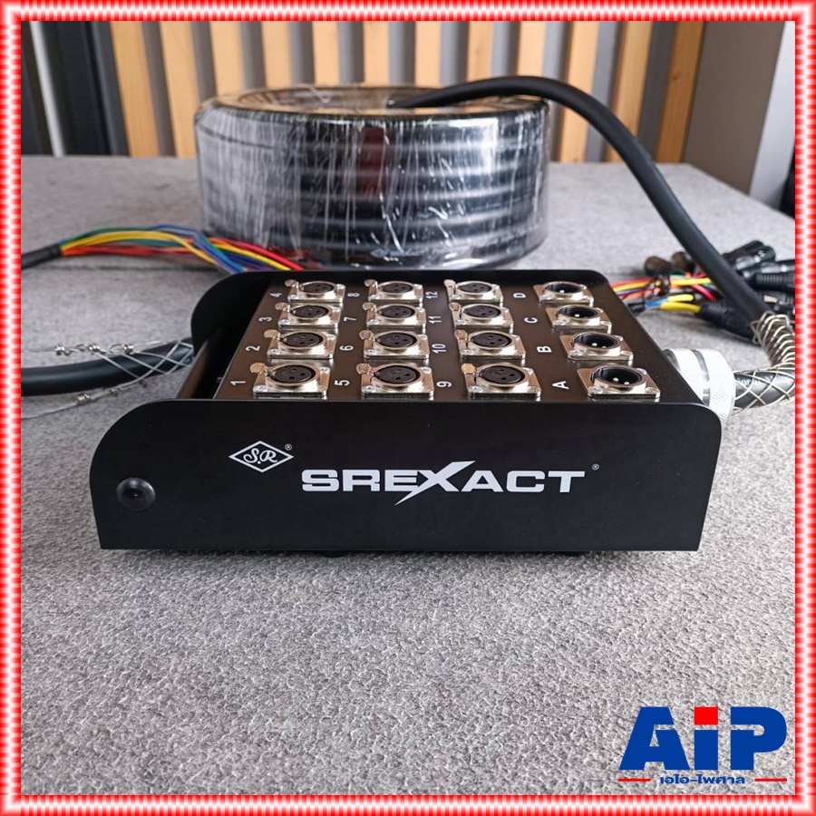 สายมัลติคอร์ SUN RISE SBC-16X-100FT 12IN4OUT 30เมตร สายสัญญาณเสียง SBC 16X 100FT SBC16X/100FT เอไอ-ไพศาล