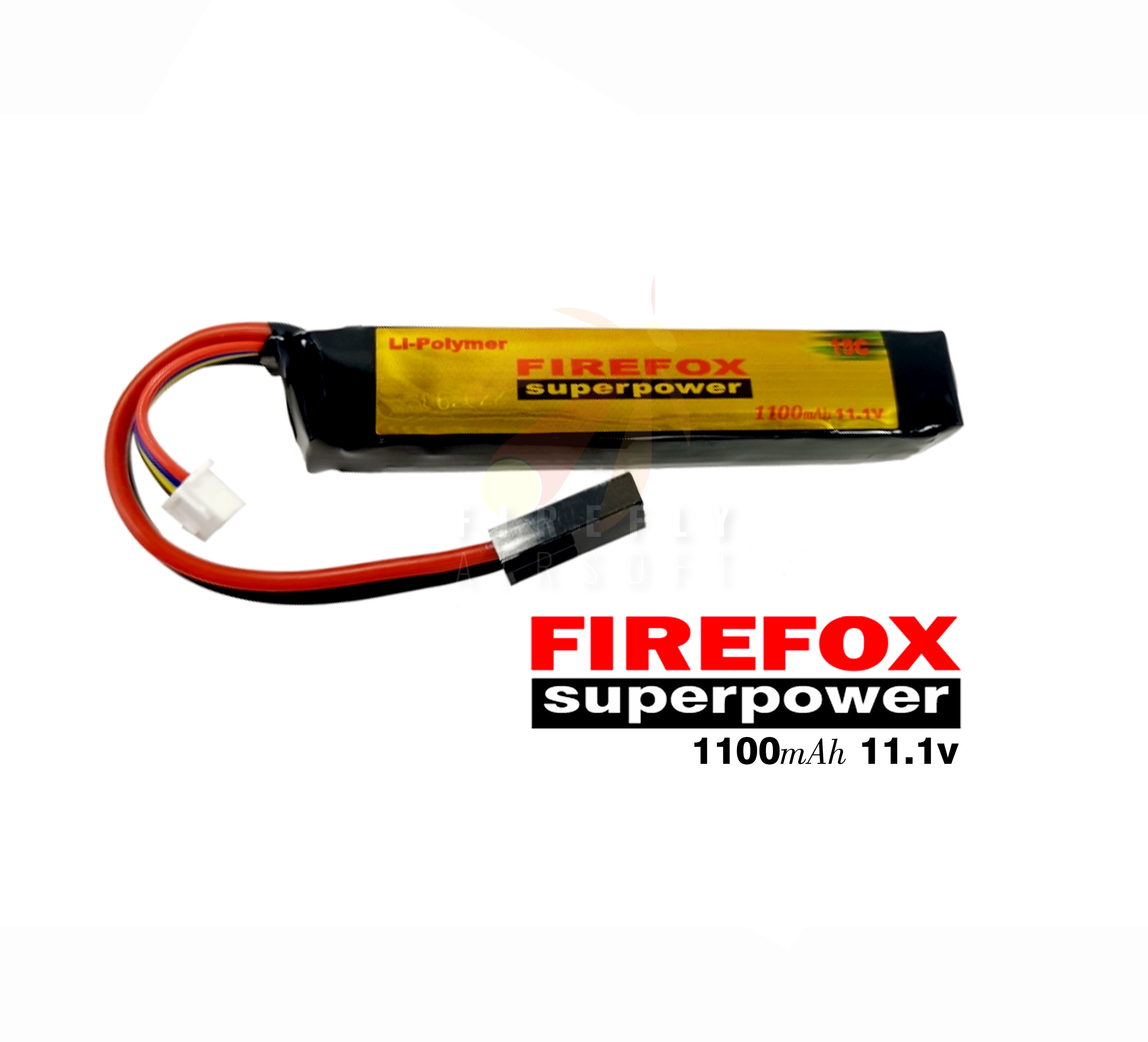 Firefox 11.1V 1100mAh LiPo Li-Po Li-Polymer Battery 15C