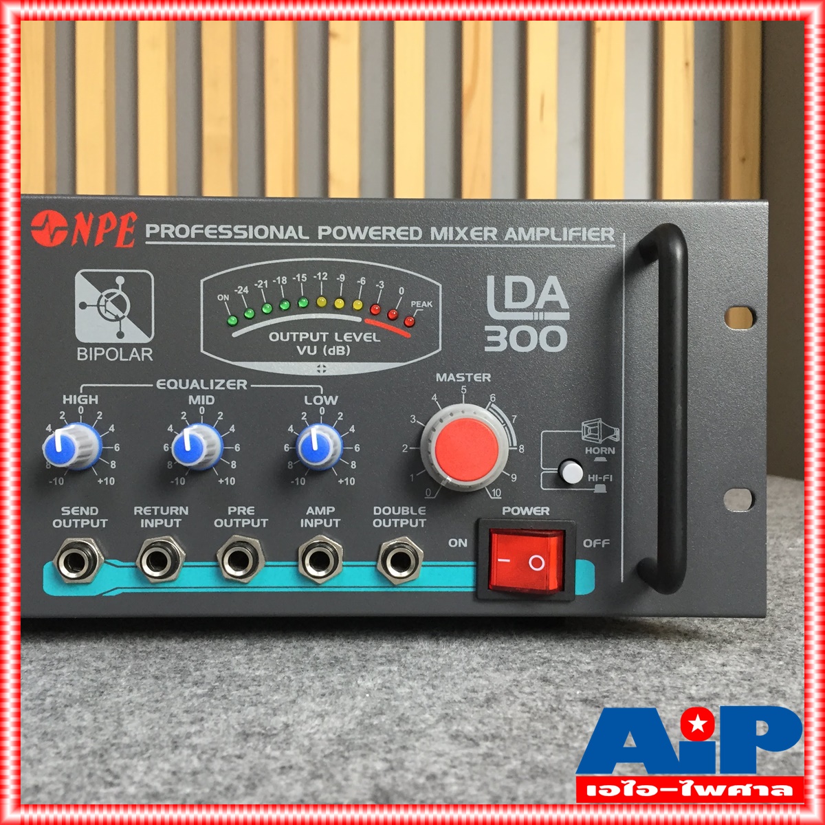 NPE LDA300 AC/DC POWERMIXER LINE lda-300 POWERMIX LDA-300 แอมป์เสียงตามสาย ใช้ได้ทั้งไฟบ้าน 220V ไฟรถ DC12V เอ็นพีอี +++