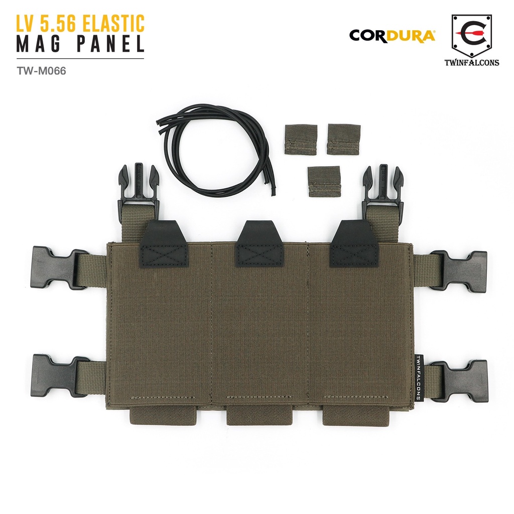 ซองแม็กกาซิน LV 5.56 Elastic Mag Panel ( Twinfalcons ) [ TW-M066 ]