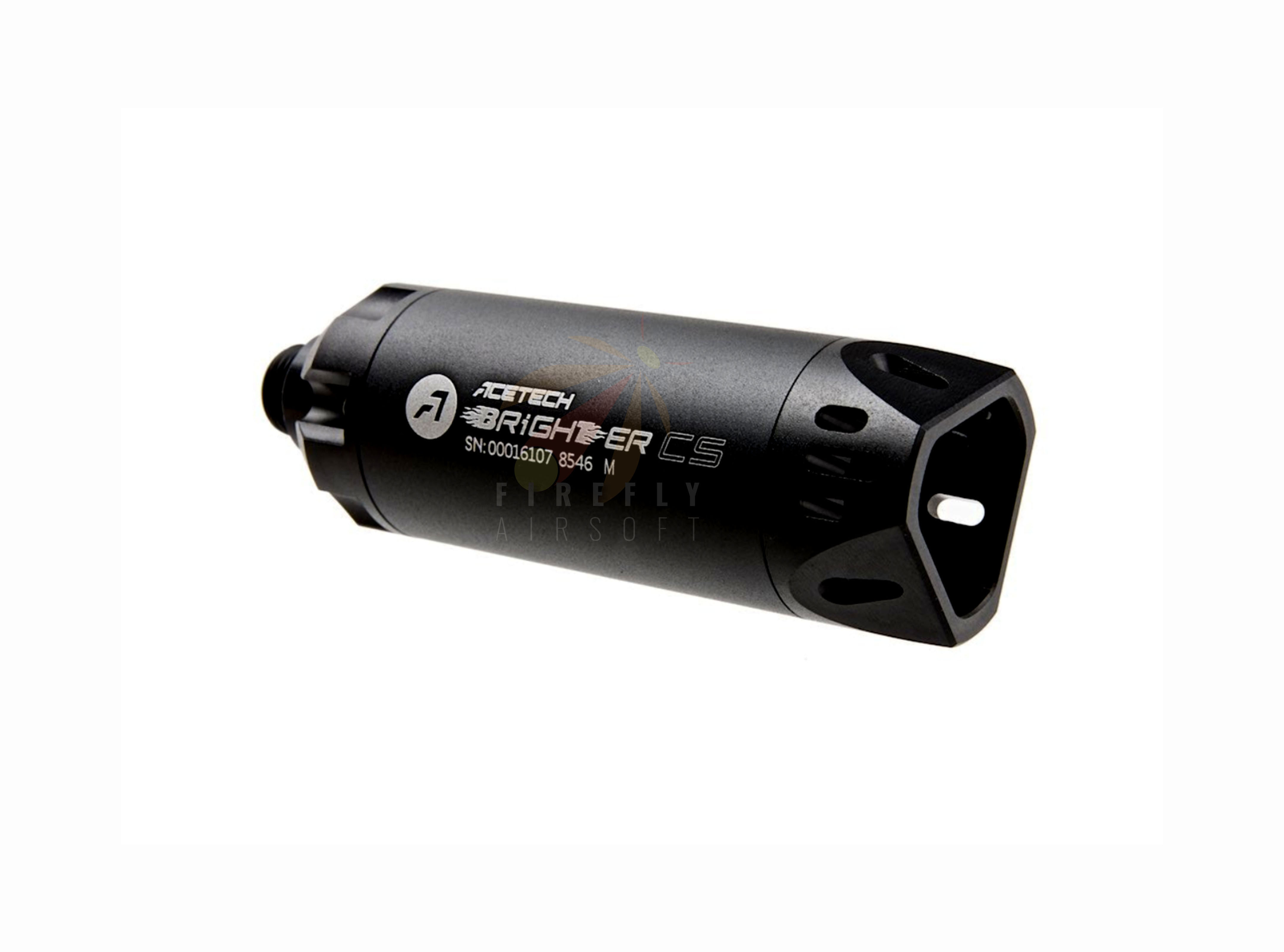 ACETECH BRIGHTER CS TRACER UNIT - BLACK/BLACK (M14CCW) WITH M11 CW ADAPTOR & MICRO USB CHARGING CABLE