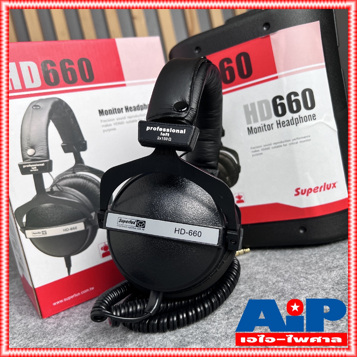 SUPERLUX HD660 หูฟัง HEADPHONE HD 660 หูฟัง ครอบหู มอนิเตอร์ HD-660 เอไอ-ไพศาล