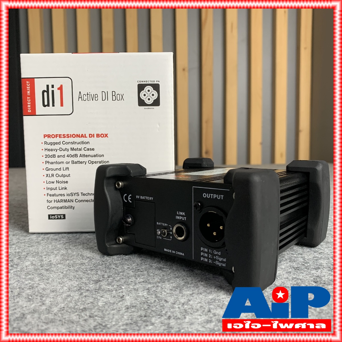 DBX DI1 DI BOX (สินค้าของแท้มหาจักร) Di Box dbx Di1 Active Direct Box ไดเร็คบ็อก +++ เอไอ-ไพศาล