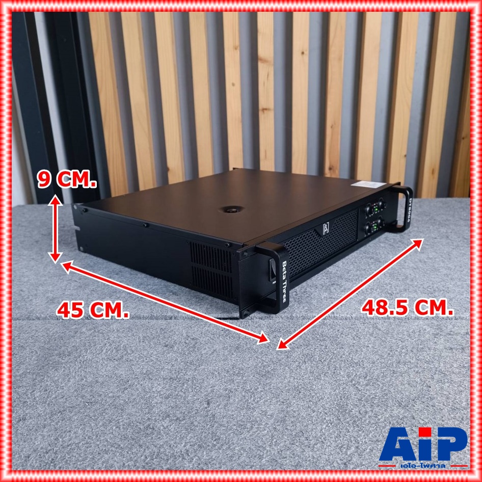 BETA THREE DT-8004 POWERAMP 4CH 1600W เพาเวอร์แอมป์ POWER เครื่องขยายเสียงลำโพง เครื่องขยาย DT 8004 เพาเวอร์แอมป์DT-8004 เอไอ-ไพศาล
