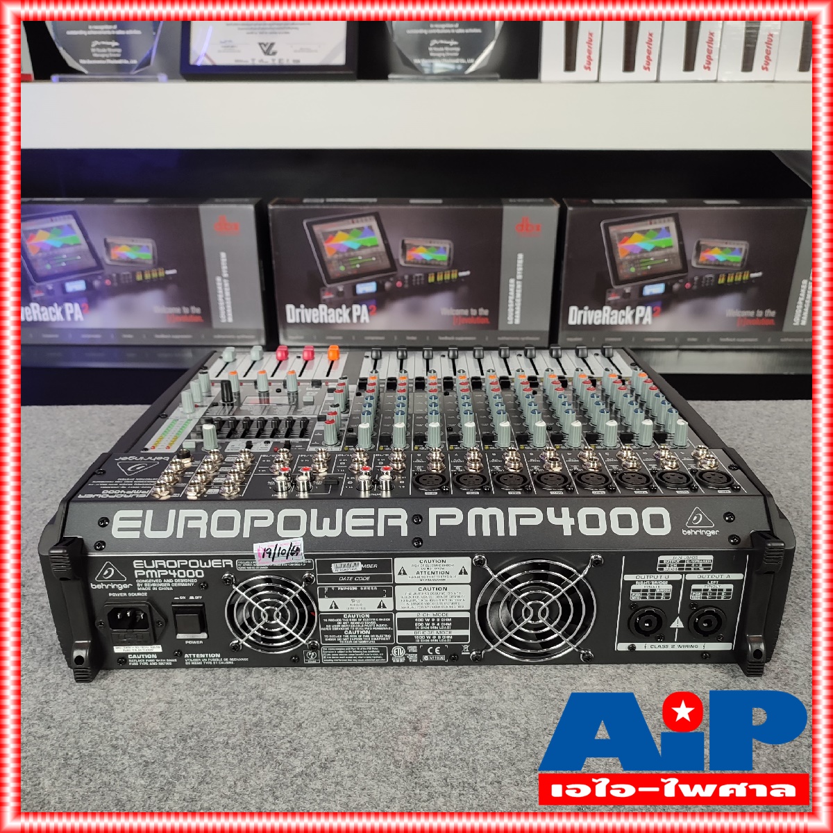 เพาเวอร์มิกซ์ BEHRINGER PMP4000 POWERMIXER เครื่องเสียง PMP-4000 เพาเวอร์มิกซ์ มิกเซอร์ มิกซ์ MIXER POWER เอไอ-ไพศาล +++