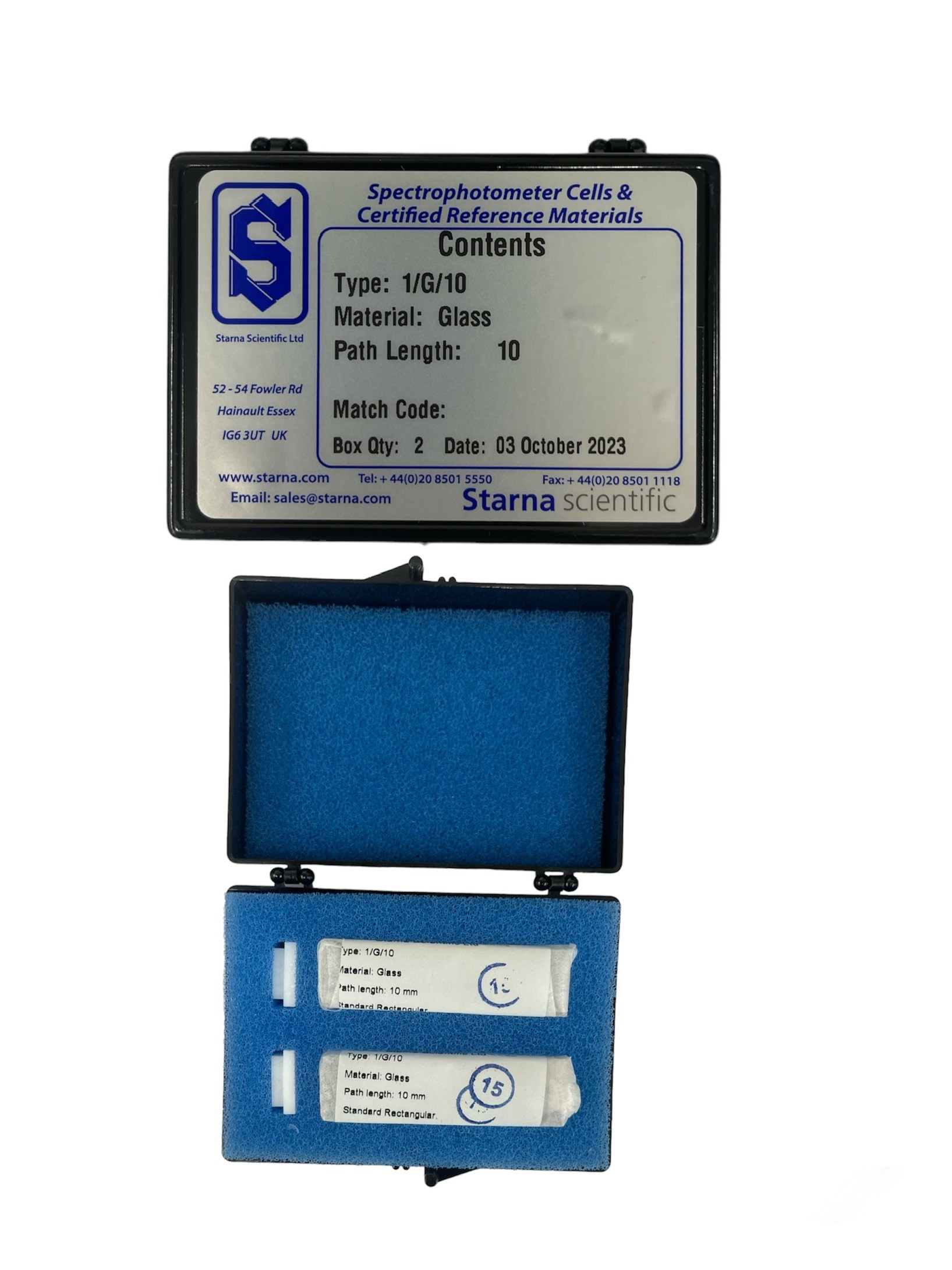 Cuvette, Quartz Cell Parth Length 10, 3.5 ml-Starna Scientific