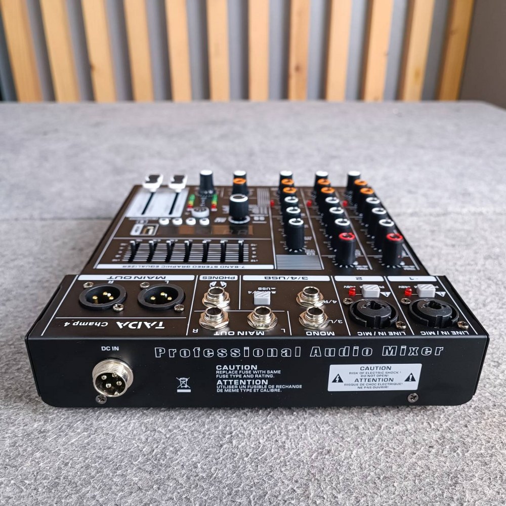 TADA CHAMP-4 MIXER มิกเซอร์อนาล็อก 4 แชนแนล บลูทูธ Bluetooth mixer เอฟเฟคแท้ ธาดา TA DA CHAMP 4 CHAMP4 เอไอ-ไพศาล