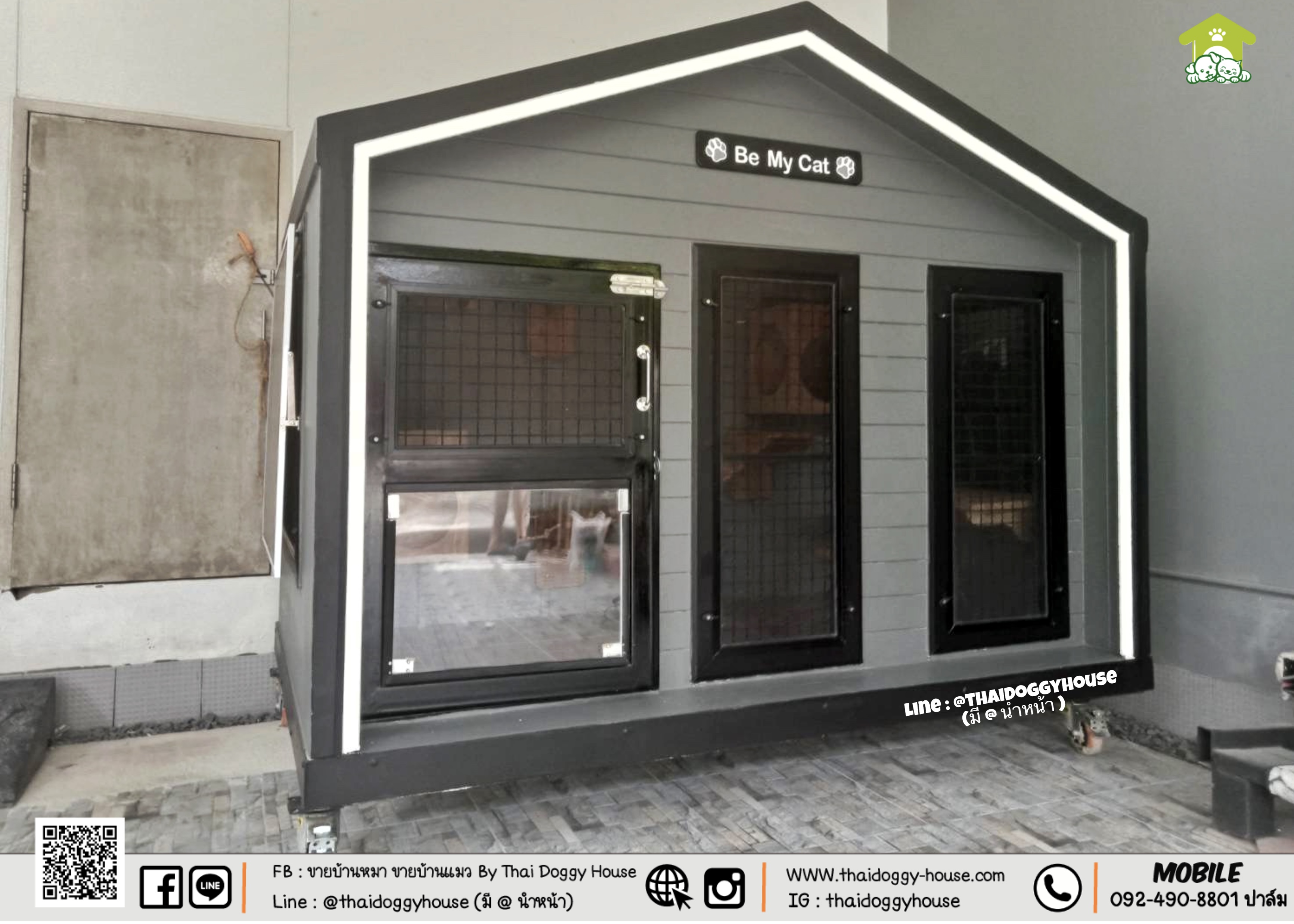 บ้านหมา บ้านแมว "𝐍𝐎𝐑𝐃𝐈𝐂 𝐒𝐓𝐘𝐋𝐄 𝐁𝐘 𝐓𝐇𝐀𝐈 𝐃𝐎𝐆𝐆𝐘 𝐇𝐎𝐔&#x