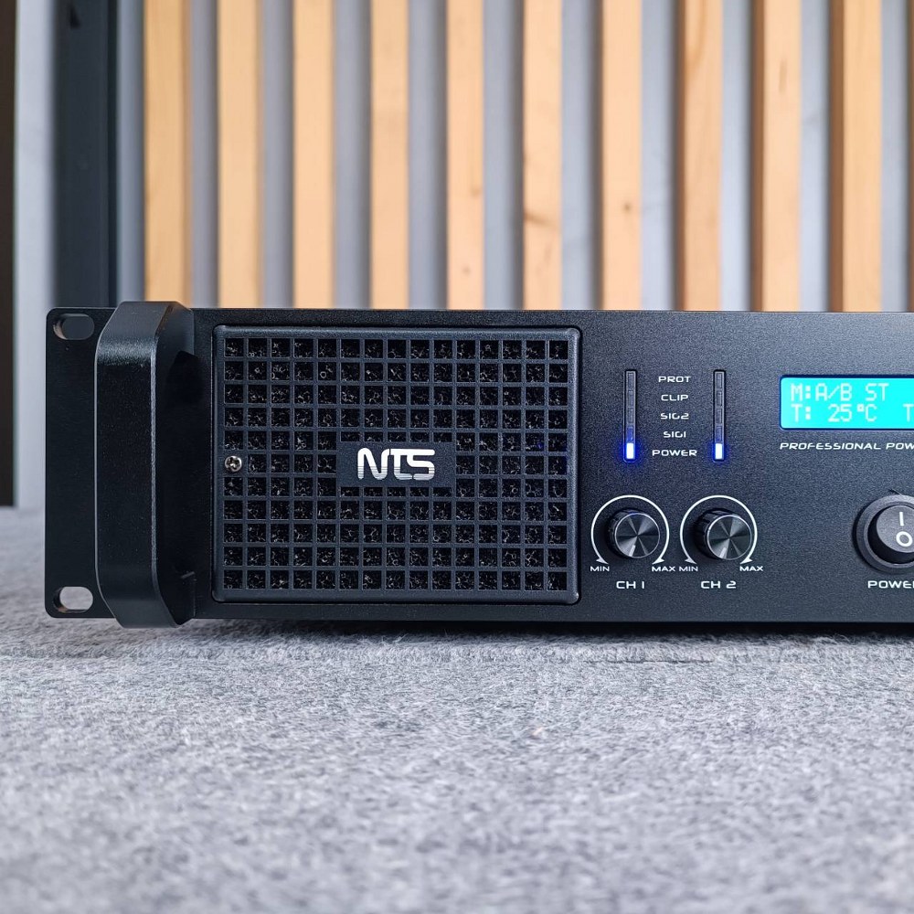 NTS PH-8004 poweramp 4CH เพาเวอร์แอมป์ กำลังวัตต์ 800W ที่ 8โอห์ม / 1250W ที่ 4โอห์ม เอ็นทีเอส PH 8004 PH8004 เอไอ-ไพศาล