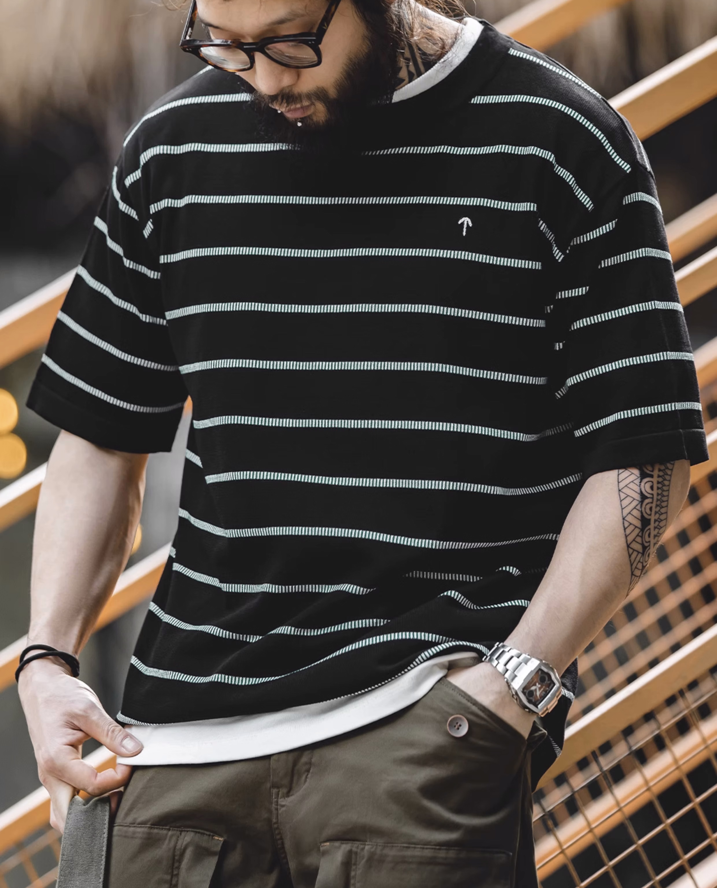SUMMER STRIPES TEE