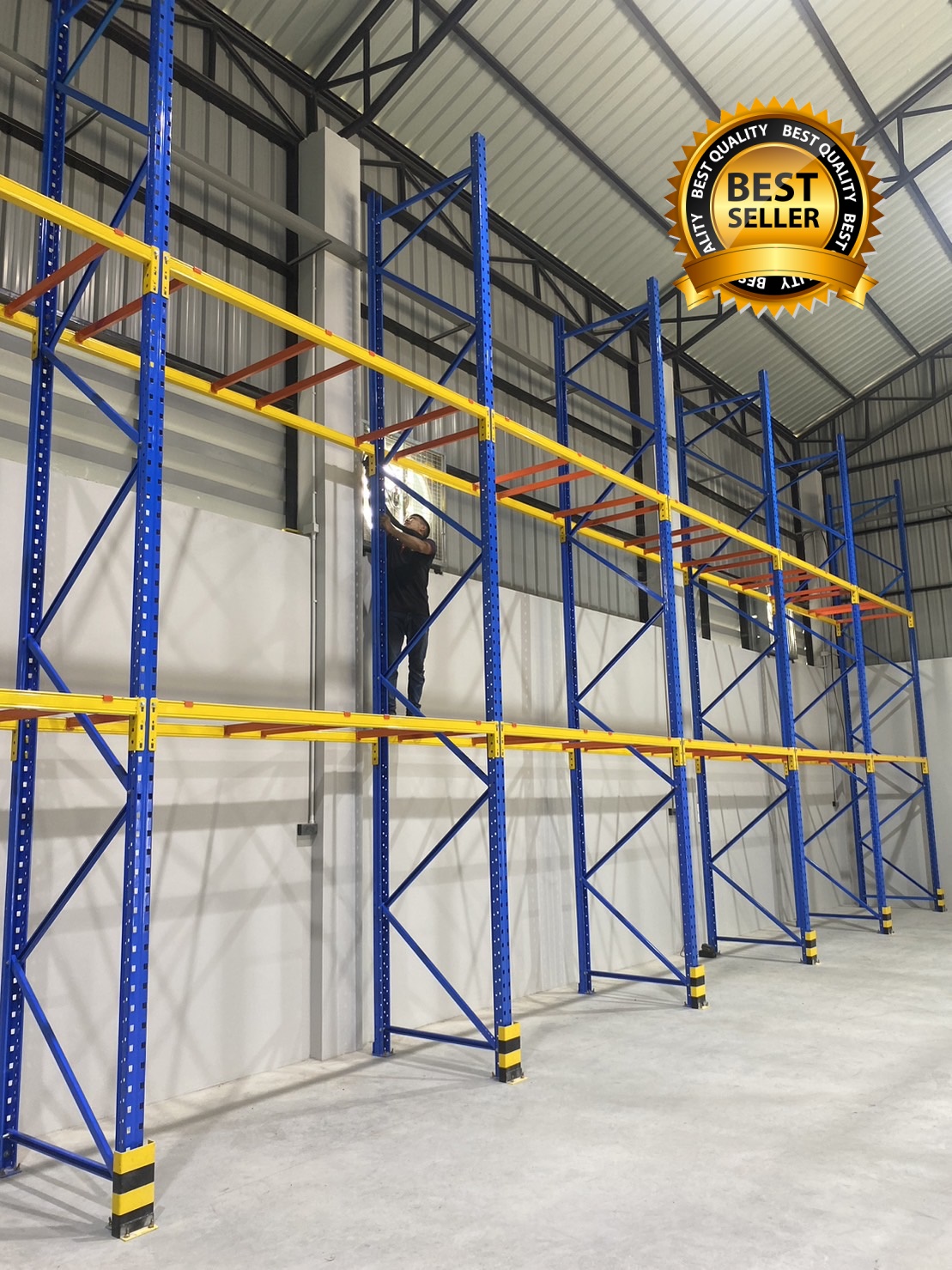 ติดตั้งชั้นเก็บสินค้าในคลังสินค้าโลจิสติกส์logistics