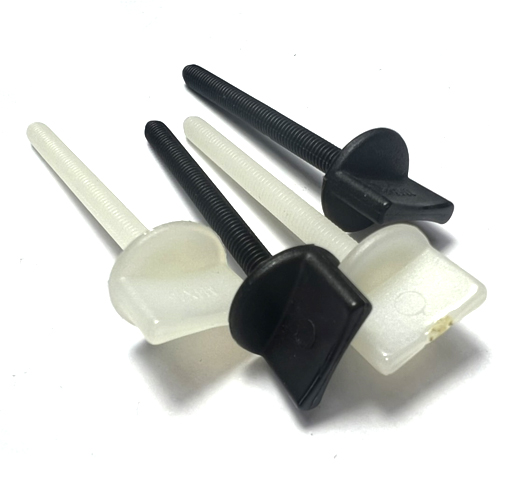 สกรูพลาสติกมือบิดได้ (ราคาต่อ1ชิ้น)(มีหลายขนาด) น็อตยึดปีก น็อตพลาสติก