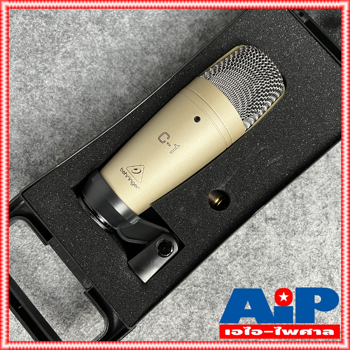 BEHRINGER C1 ไมค์สตูดิโอ c-1 (ไมโครโฟนคอนเด็นเซอร์แบบ Large-Diaphragm พร้อมแพทเทิร์นการรับเสียงแบบ Cardioid) C 1 เอไอ-ไพศาล +++