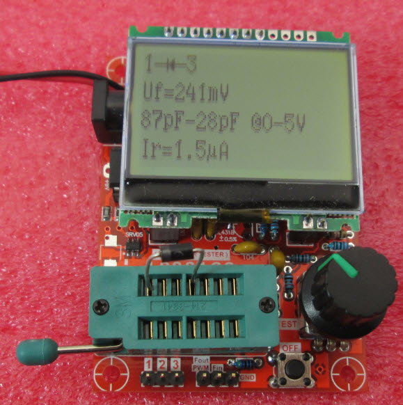 M328 ESR/LCR/MOSFET/Transistor/TRIAC/SCR/CRYSTAL/Diode/LED METER ESR TESTER