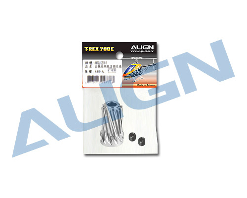 พีเนียน ใช้กับ ฮอ 700E/800E เฟืองเฉียง รู6มิล 12ฟัน เฉียง Motor Slant Thread Pinion Gear 12T (L27)