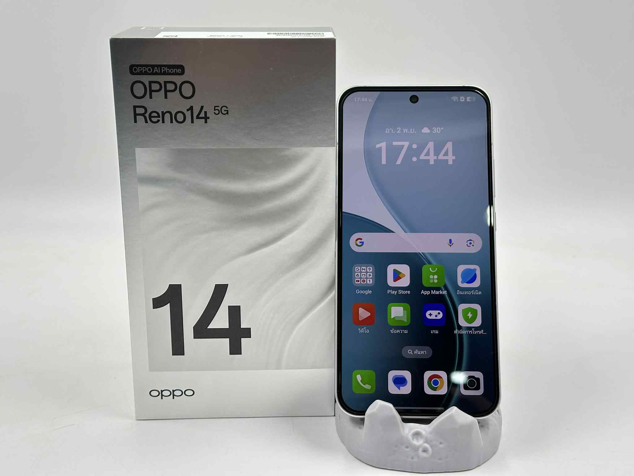 🐰OPPO Reno14 5G (12GB+256GB) Opal White 🐰 ไร้รอยตกหล่น ปกศ11เดือน ครบกล่อง