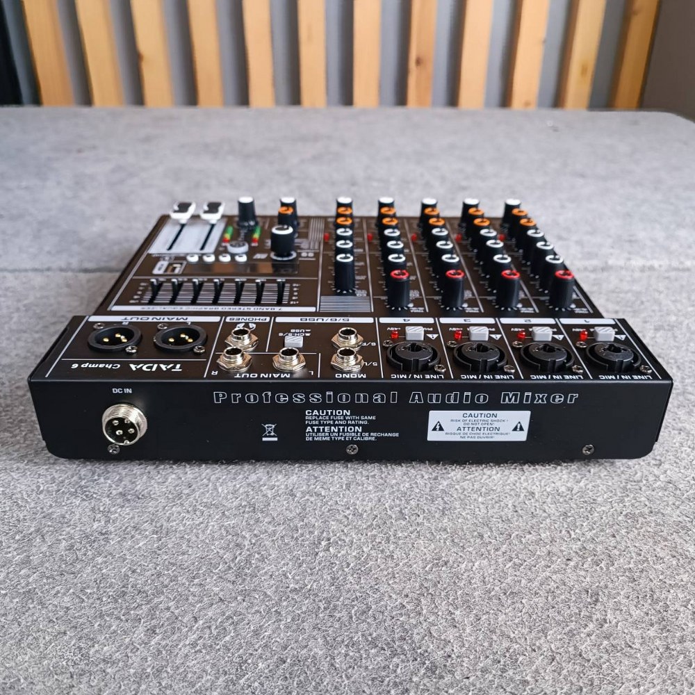 TADA CHAMP-6 MIXER มิกเซอร์อนาล็อก 6 แชนแนล บลูทูธ Bluetooth mixer เอฟเฟคแท้ ธาดา TA DA CHAMP 6 CHAMP6 เอไอ-ไพศาล