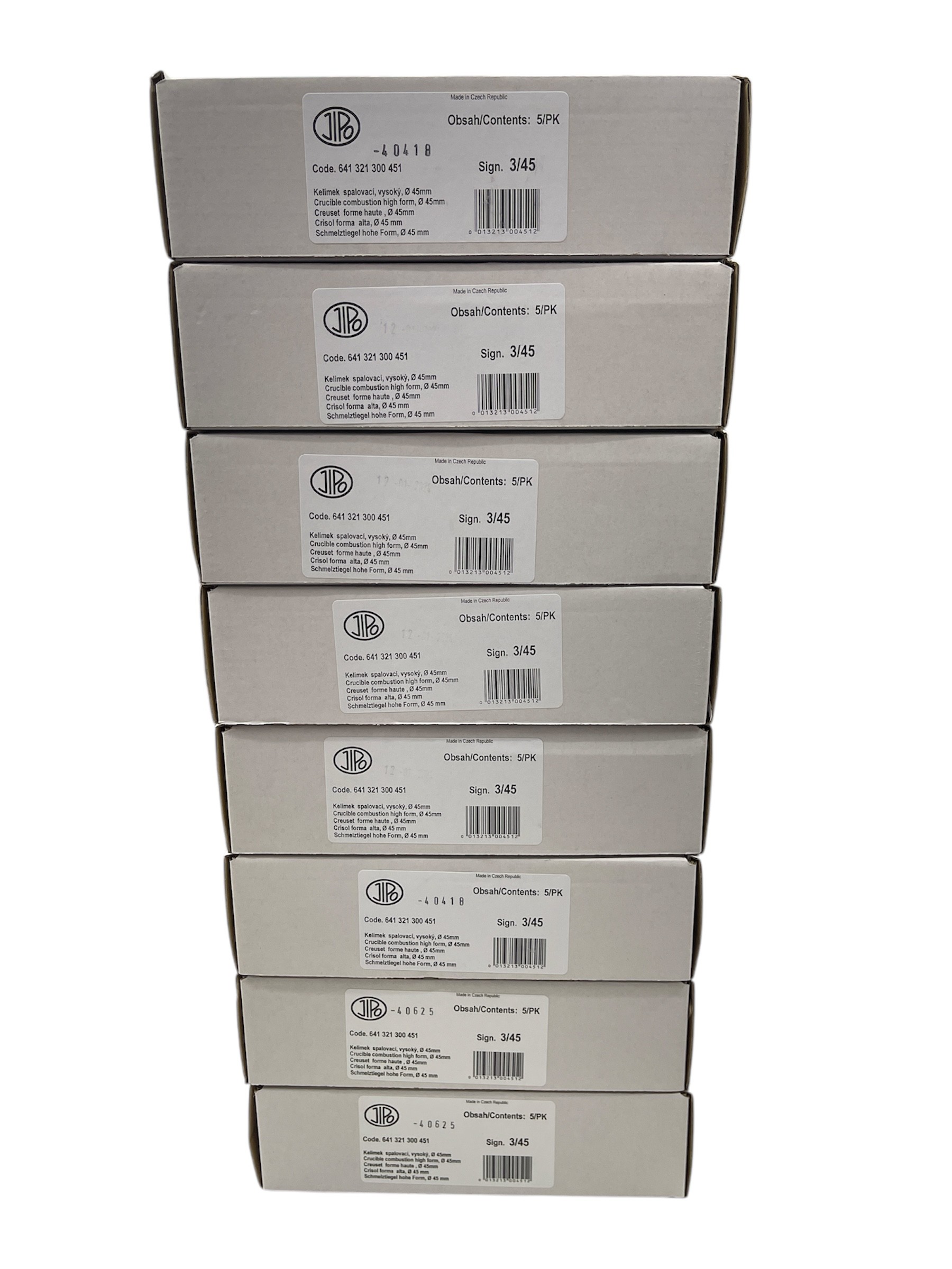 Crucible Porcelain ถ้วยเผากระเบื้องทนความร้อน 1000 องศา-Jipo Germany