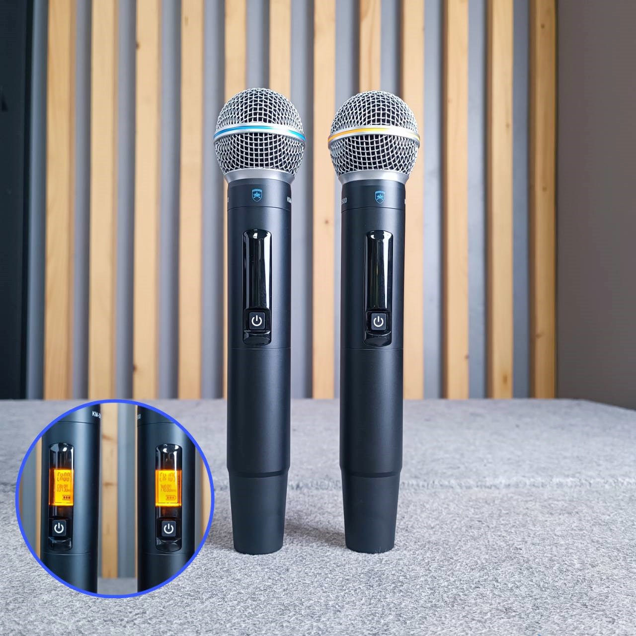 PROEUROTECH KM-D900 พร้อมกระเป๋า ไมค์ลอย UHF ไมค์ลอยคู่ ไมโครโฟน ไมโครโฟนไร้สาย โปรยูโร เทค รุ่น KM D900 KMD900 เอไอ- ไพศาล