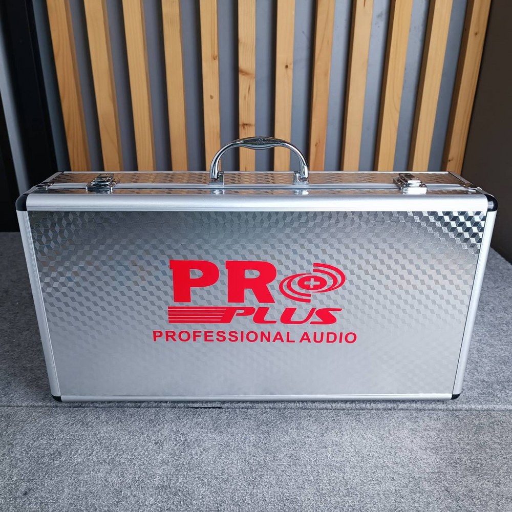 สีเงิน PROPLUS กล่องใส่ไมค์ลอย PRO PLUS โปรพลัส กล่องไมค์ กล่องเก็บไมค์ กล่องไมค์ลอย กระเป่าไมค์ กระเป๋าไมค์ลอย เอไอ-ไพศาล