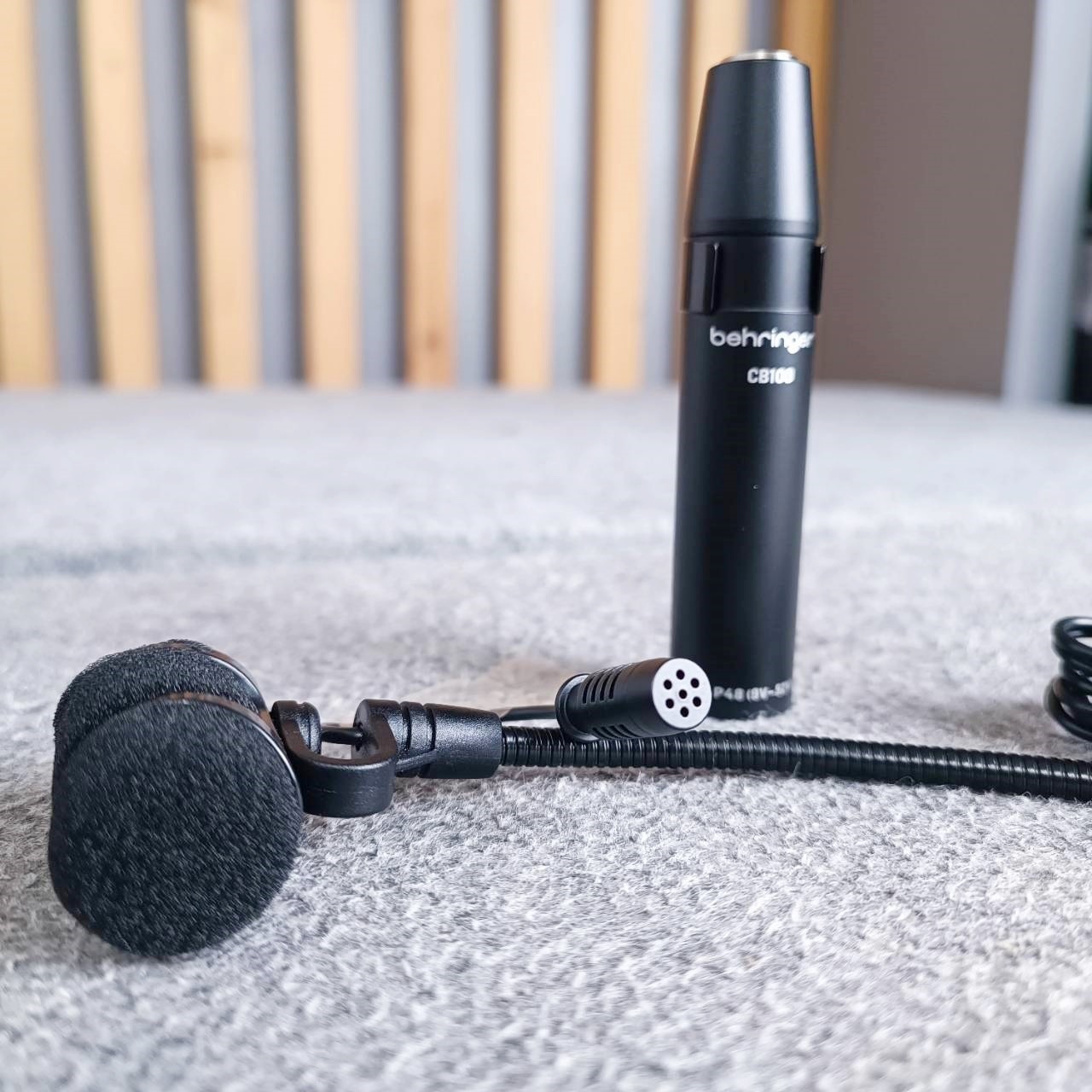 (พร้อมขาหนีบ GUITAR ) BEHRINGER รุ่น CB-100 ไมค์จ่อเครื่องดนตรี CB100 ไมโครโฟนสำหรับห้องบันทึกเสียง CB 100 ไมค์ห้องอัด เอไอ-ไพศาล