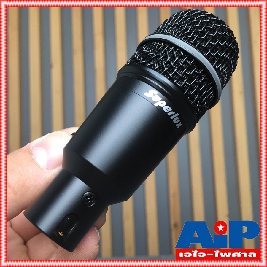 SUPERLUX PRA228A ไมค์ทอม ไมค์เครื่องดนตรี PRA 228 A ไมค์กลอง PRA-228A ไมค์สาย tom-tom microphone instruments
