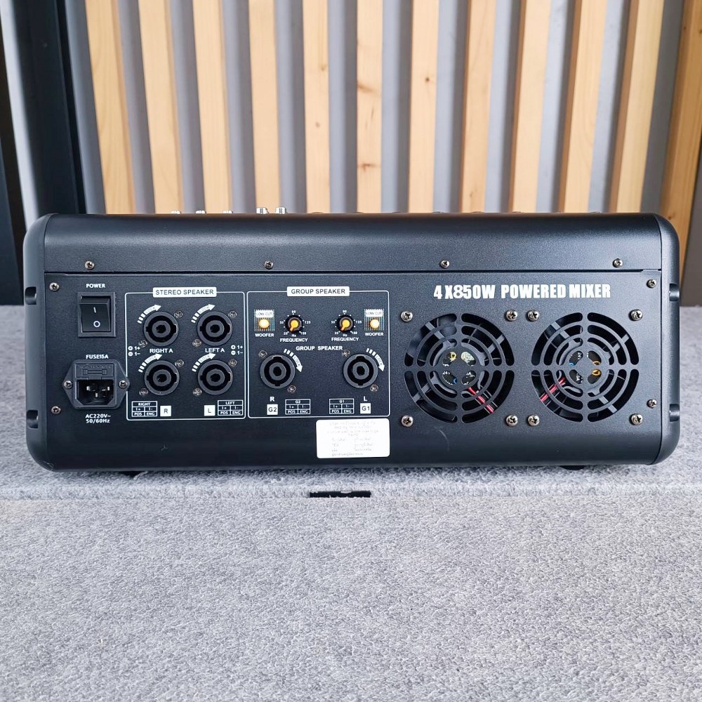 K.POWER MX-850-4D POWERMIXER 850Wx4 EFX USB บลูทูส K POWER MX 850 4D มิกเซอร์ อนาล็อก KPOWER MX8504D เอไอ-ไพศาล