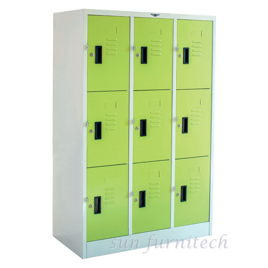 ตู้ล็อคเกอร์ 9 ช่องพิเศษ, ตู้ลีอกเกอร์เตี้ย 9 ช่อง elegant รุ่น LK09SP