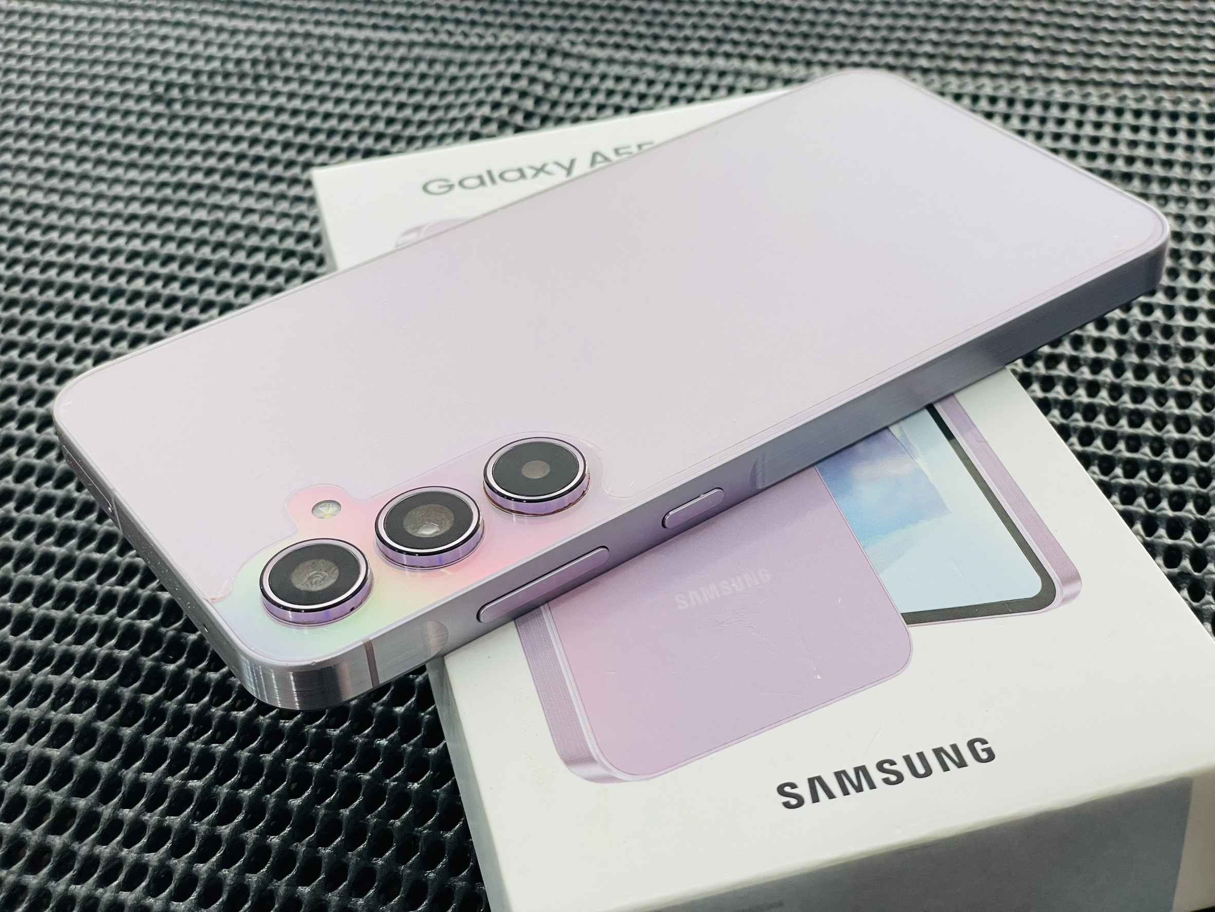 🍧 Samsung Galaxy A55 (12+256GB) Light Violet (5G) 🍧 📱 #Galaxy สภาพดี ความจุเยอะ ราคาสุดคุ้ม 📱