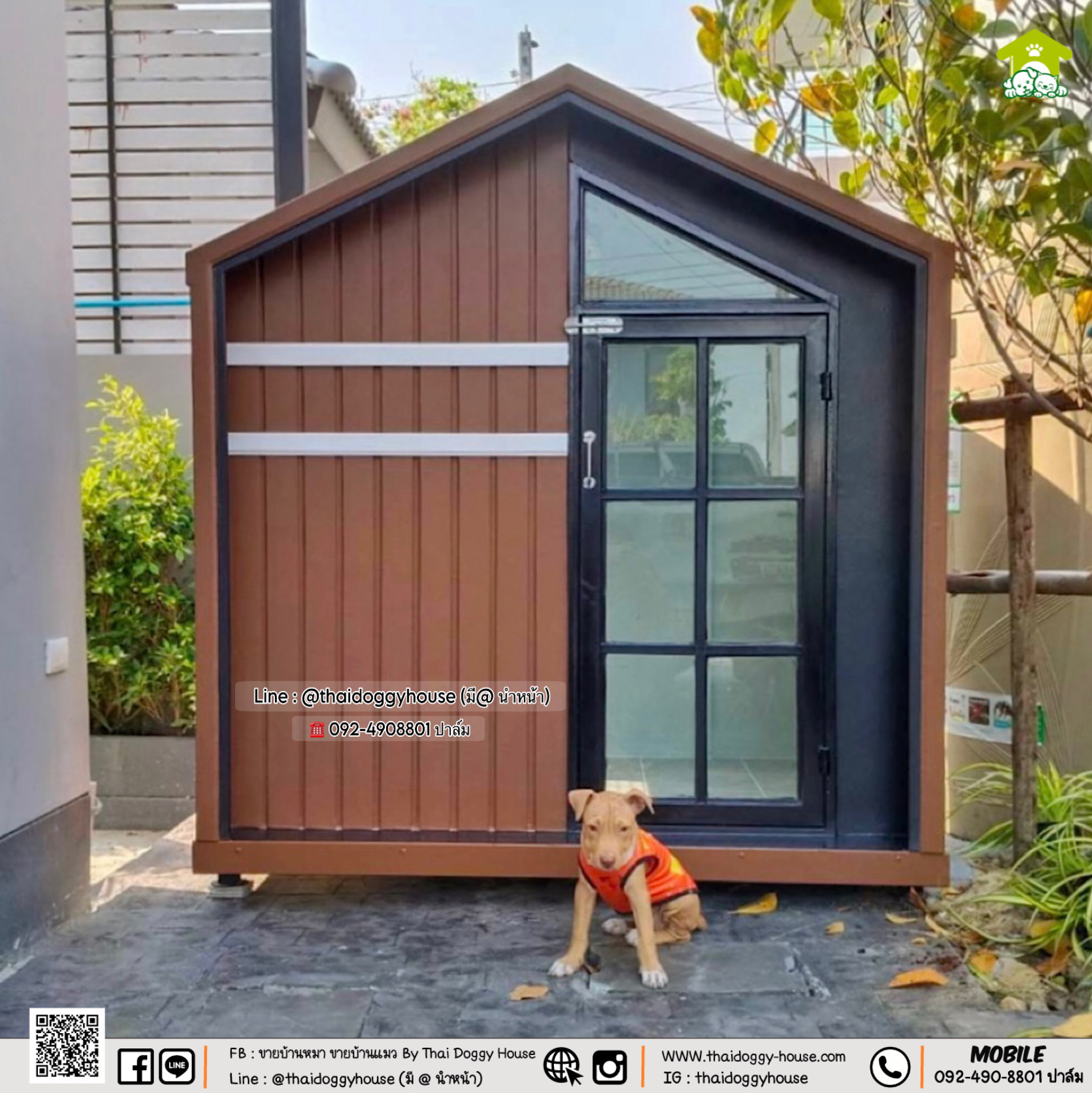 𝗠𝗜𝗡𝗜𝗠𝗔𝗟 𝗦𝗧𝗬𝗟𝗘 บ้านหมา บ้านแมว " 𝐓𝐇𝐀𝐈 𝐃𝐎𝐆𝐆𝐘 𝐇𝐎𝐔𝐒E